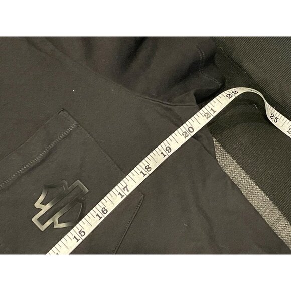 Harley-Davidson NWT Solid Black Pocket Short-Sleeve T-Shirt Sz L - Picture 9 of 10